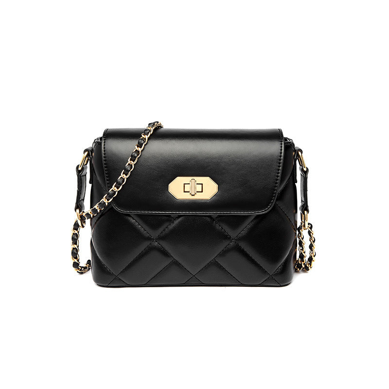 Women's Design Rhombus Chain Fashion Pouches Fashionable Crossbody Bags