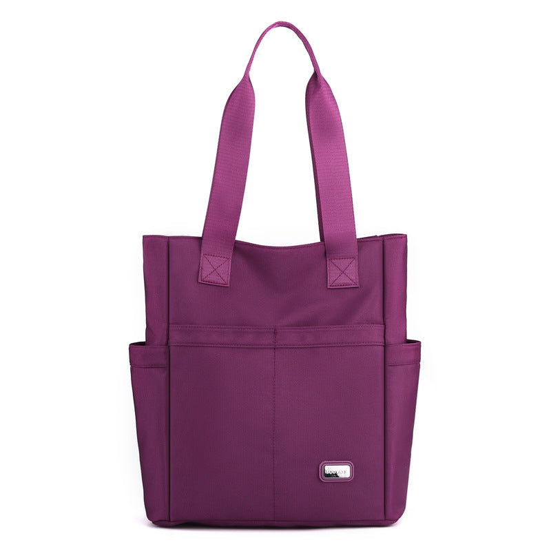 Women's Soft Nylon Simple Fashion Korean Large Capacity Bags