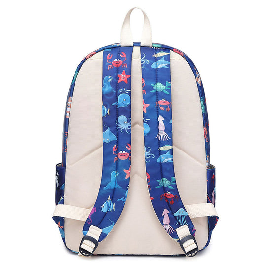 Children's Comfortable Ocean Shark Cartoon Cute Backpacks