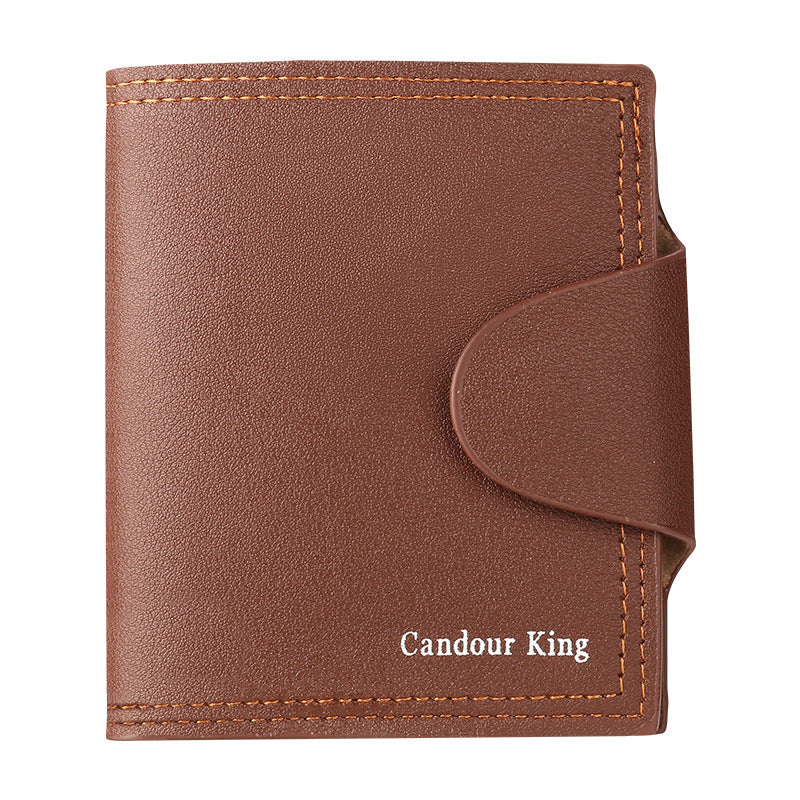Men's Short Simple College Trendy Unique Soft Card Holder
