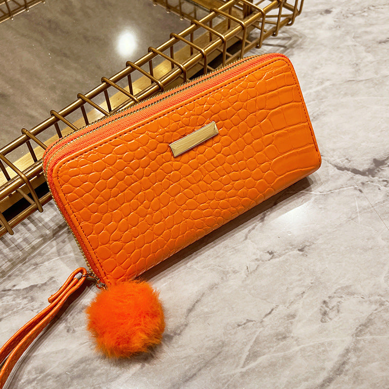 Stylish Women's Cheap Simple Crocodile Pattern Purses