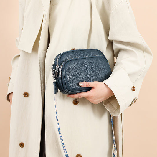 Women's Genuine Leather Trendy Clutch Fashion Shoulder Bags