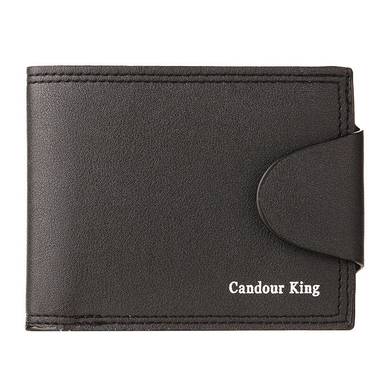 Men's Short Simple College Trendy Unique Soft Card Holder