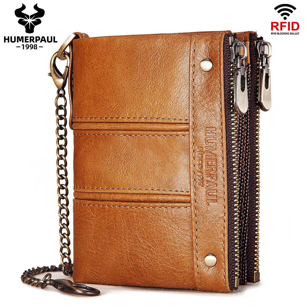 Men's Paul Credit Top Layer Leather Short Men's Wallets