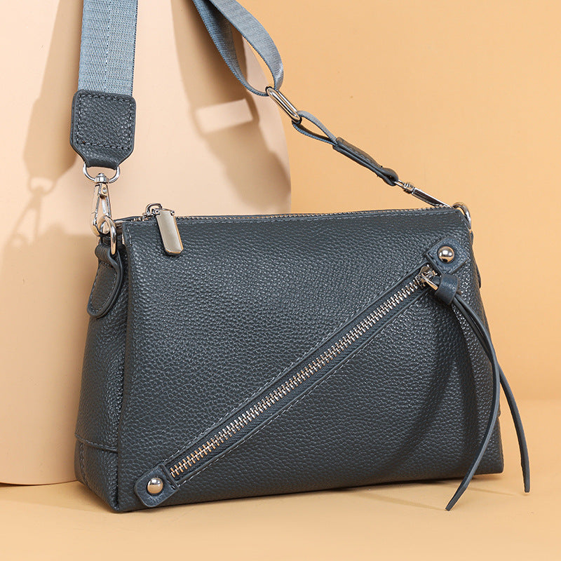 Women's High Quality Leather Trendy Storage Commuter Crossbody Bags