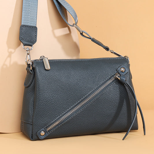 Women's High Quality Leather Trendy Storage Commuter Crossbody Bags