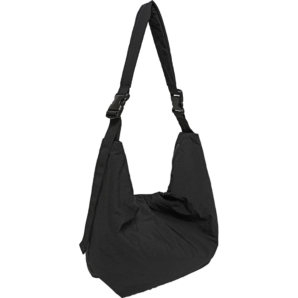 Women's & Men's Style Idle Large Capacity Nylon Dumpling Simple Crossbody Bags