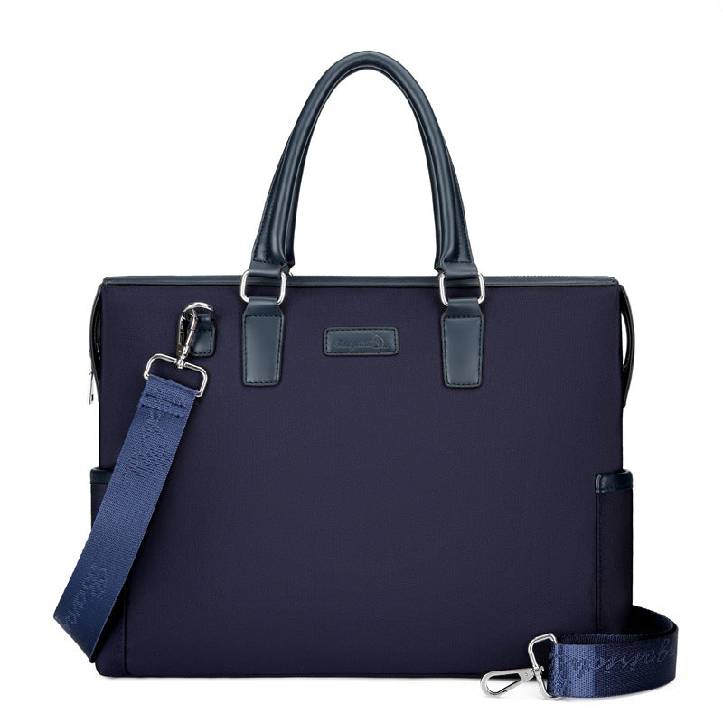 Men's Trip Horizontal Hand Large Capacity Office Men's Handbags