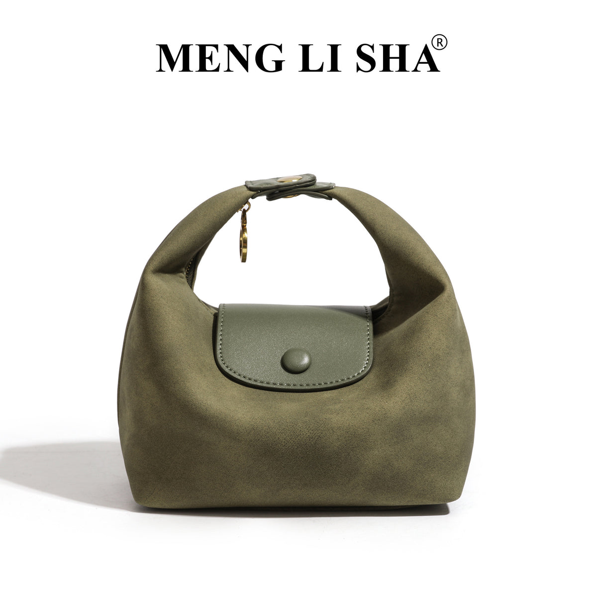 Women's Dragon Inlaid High-grade Fashion Lunch Suede Flap Women's Shoulder Bag