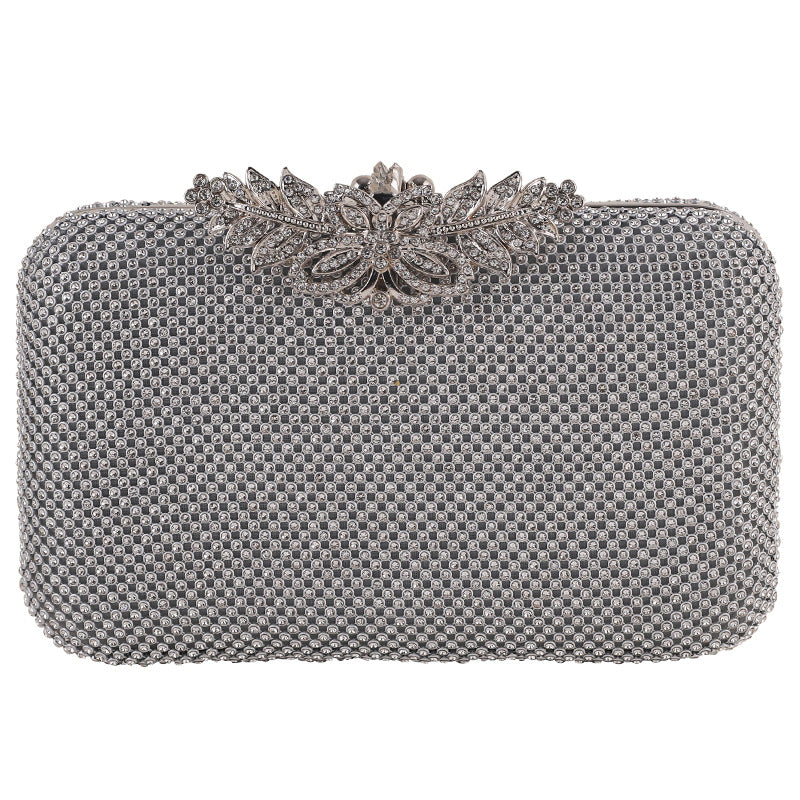 Women's Diamond Banquet Clutch All Match Dress Evening Bags