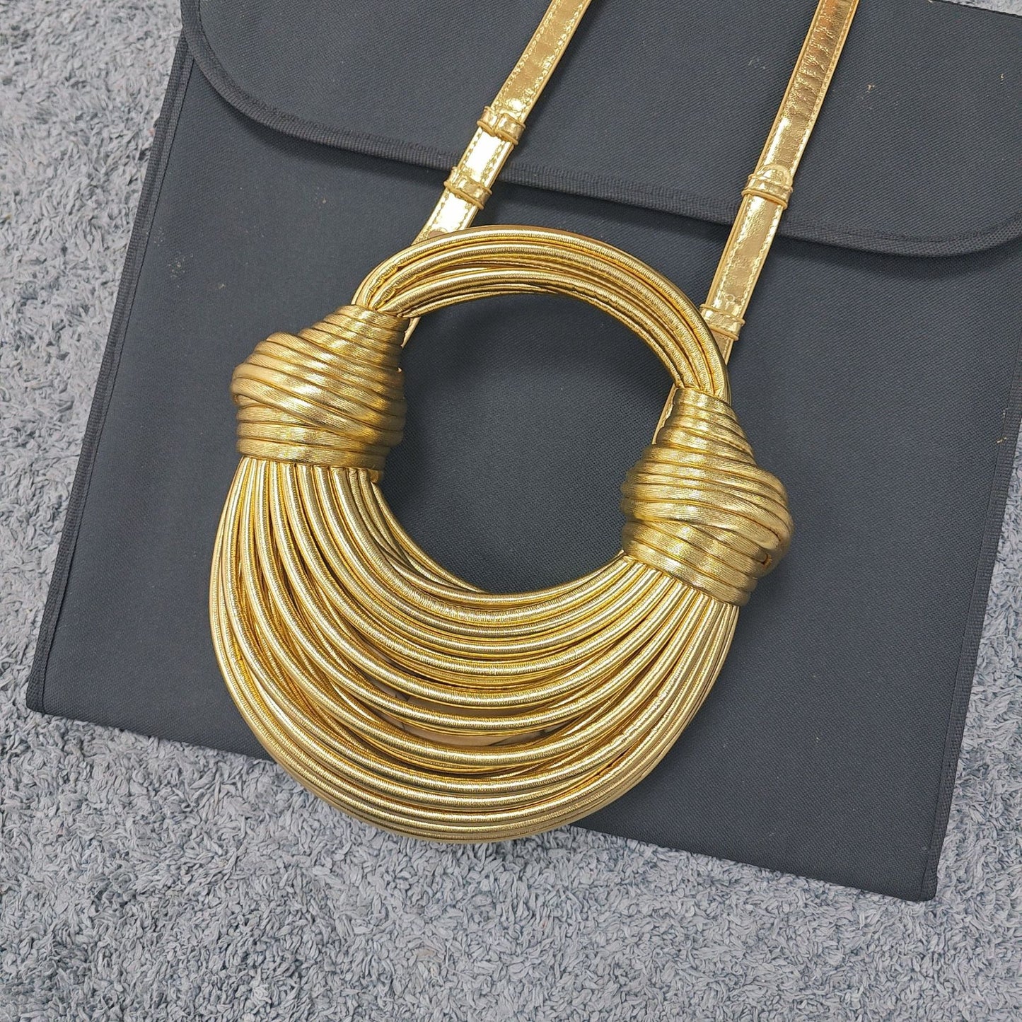 Hand-woven Noodle Knotted Fashion Personality Trendy Handbags