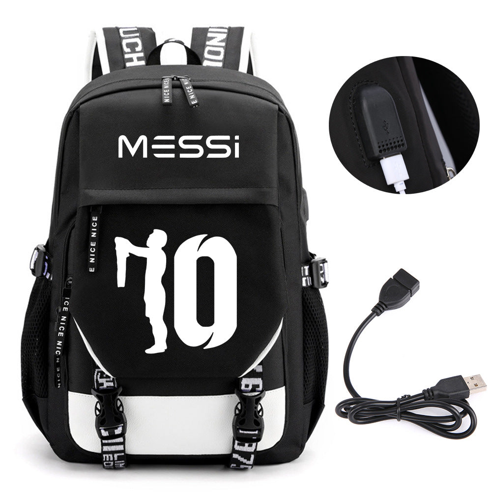 Football Peripheral Fashion Korean Style Youth Backpacks