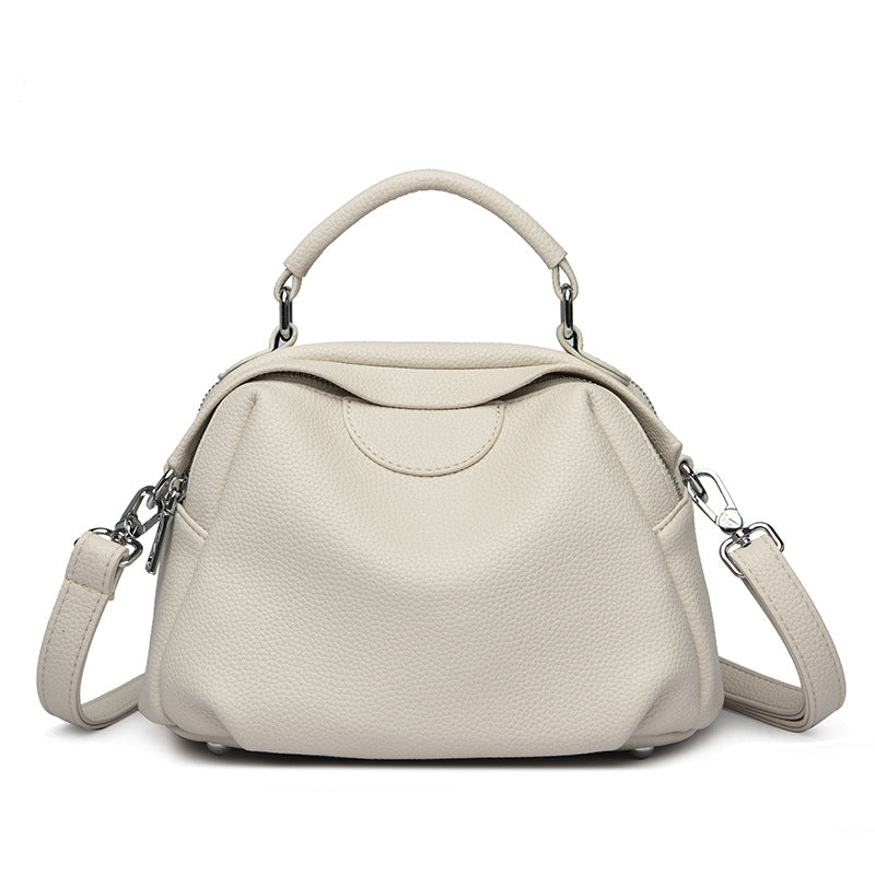 Women's Sense Retro Easy Matching Mom Large Shoulder Bags