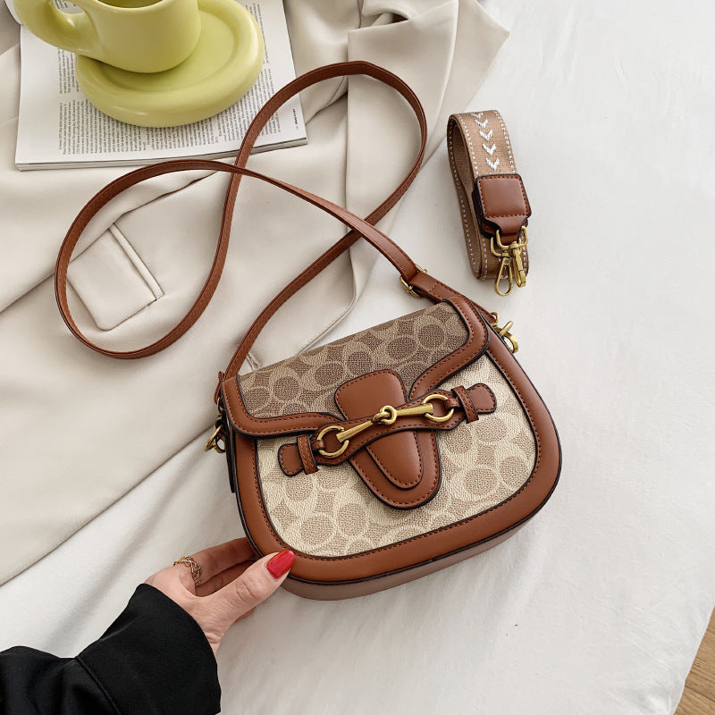 Women's Autumn Fashion Retro Korean Style Saddle Crossbody Bags