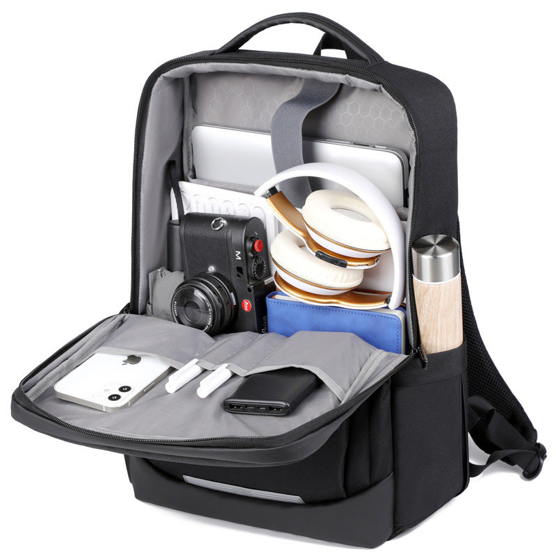 Men's Large Capacity Business Inch Computer Coverable Backpacks