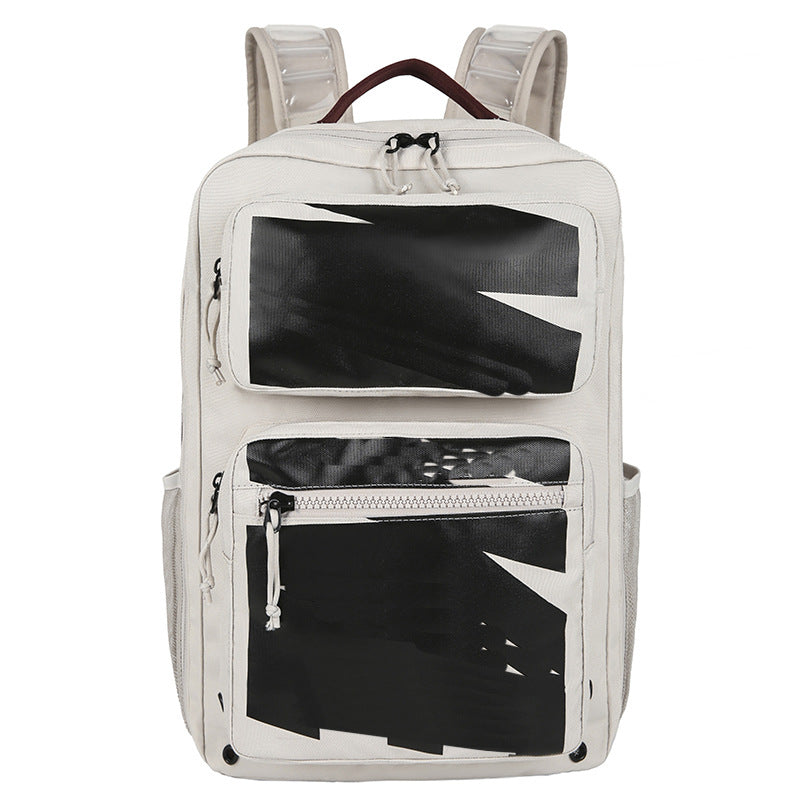 Women's & Men's & Letter Fashion High Computer Training Backpacks