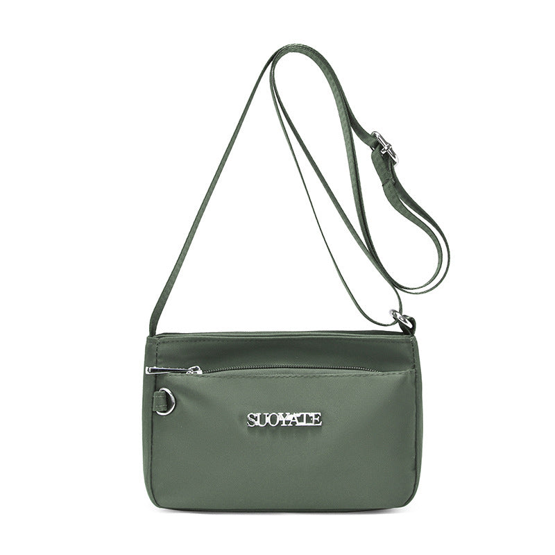 Women's Large Capacity Mom Nylon Solid Color Underarm Fashion Women's Messenger Bag