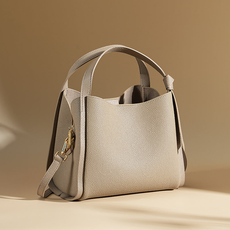 Women's Genuine Leather Fashion Large Capacity Cowhide Handbags