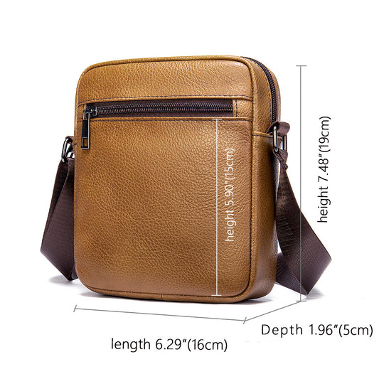 Men's Genuine Leather Fashion Retro Lightweight Men's Messenger Bags