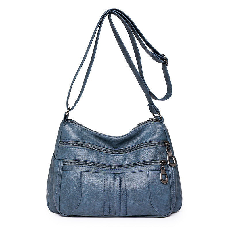 Women's Leather Large Capacity Fashion Simple Classy Women's Messenger Bag