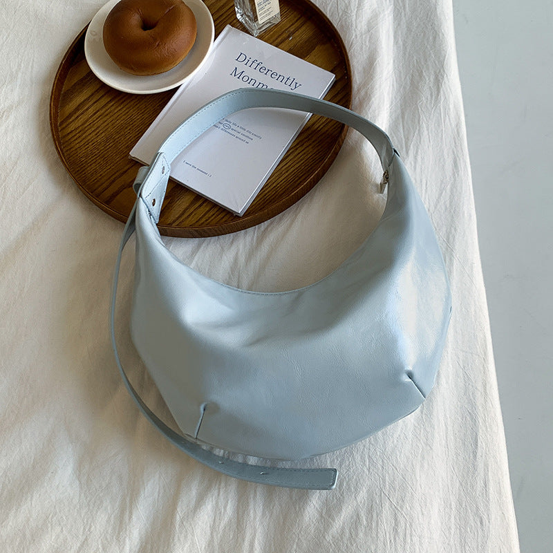 Women's Color Trendy Soft Leather Selenodont Daily Bags