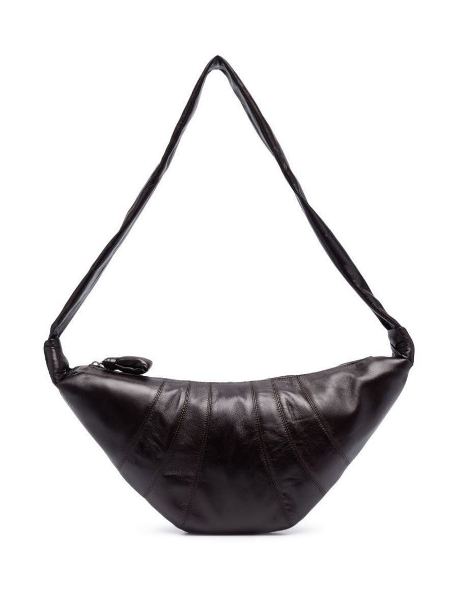 Sheepskin Upgrade Leather Croissant Can Be Crossbody Bags