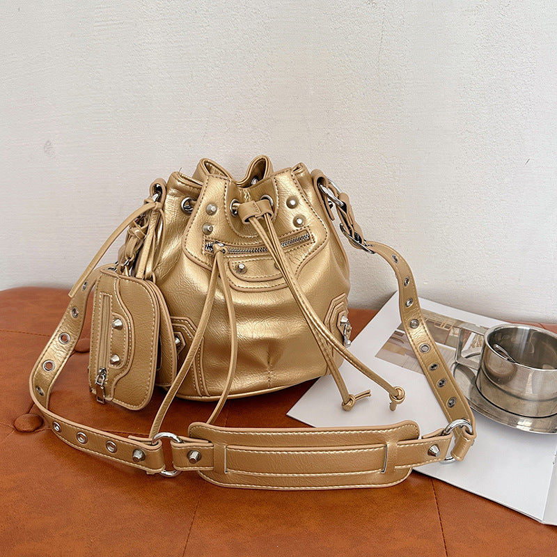 Punk Popular Western Style Personality One Crossbody Bags