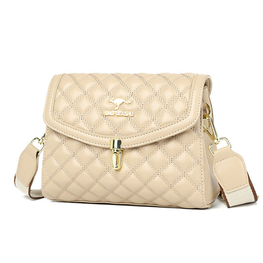 Lady Temperament Diamond Zipper Classic Style Shoulder Bags