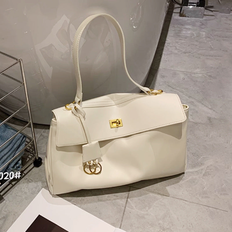 Women's Genuine Leather High-grade Underarm Commuter Kelly Crossbody Bags