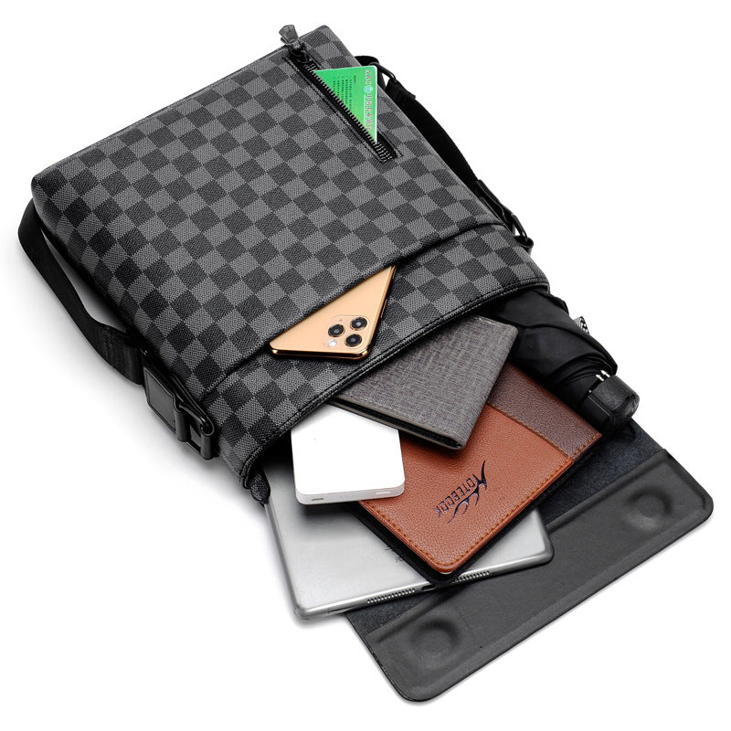 Men's Charming Leather Business Live Broadcast Men's Shoulder Bags