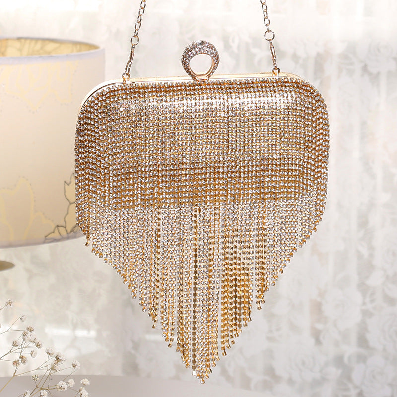 Rhinestone Dress Banquet Clutch Diamond Elegant Evening Bags