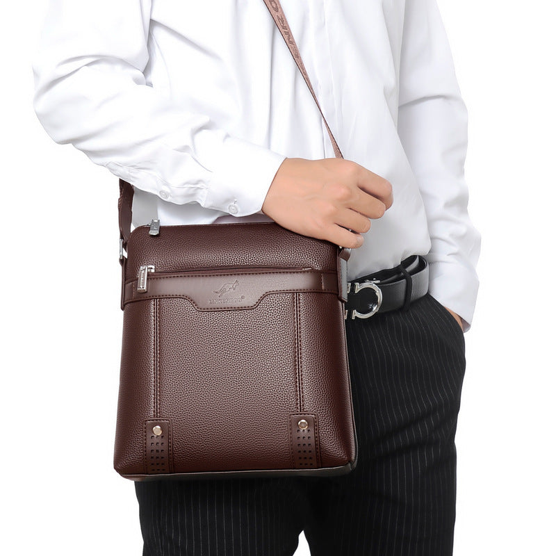 Men's Lincoln Man Business Leather Fashion Men's Shoulder Bags
