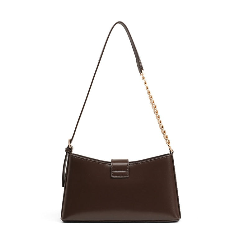Women's Summer Genuine Leather Underarm Light Luxury Simplicity Women's Shoulder Bag