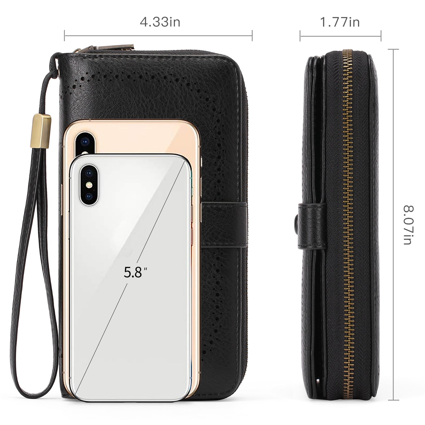 Women's Expanding Long Passport Multiple Slots Position Ladies Wallets