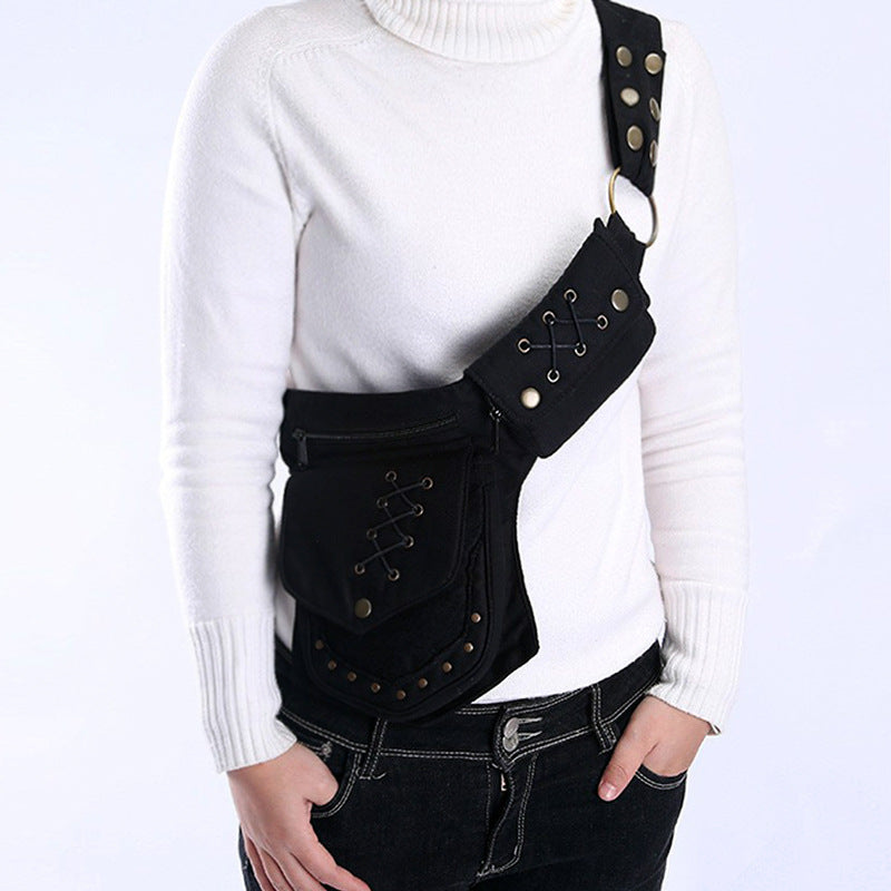 Women's & Men's & Retro Multifunctional Mobile Fashion Leisure Men's Waist Packs