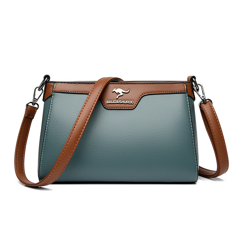 Women's Mother Simple Practical Mother-in-law Elegant Stitching Crossbody Bags