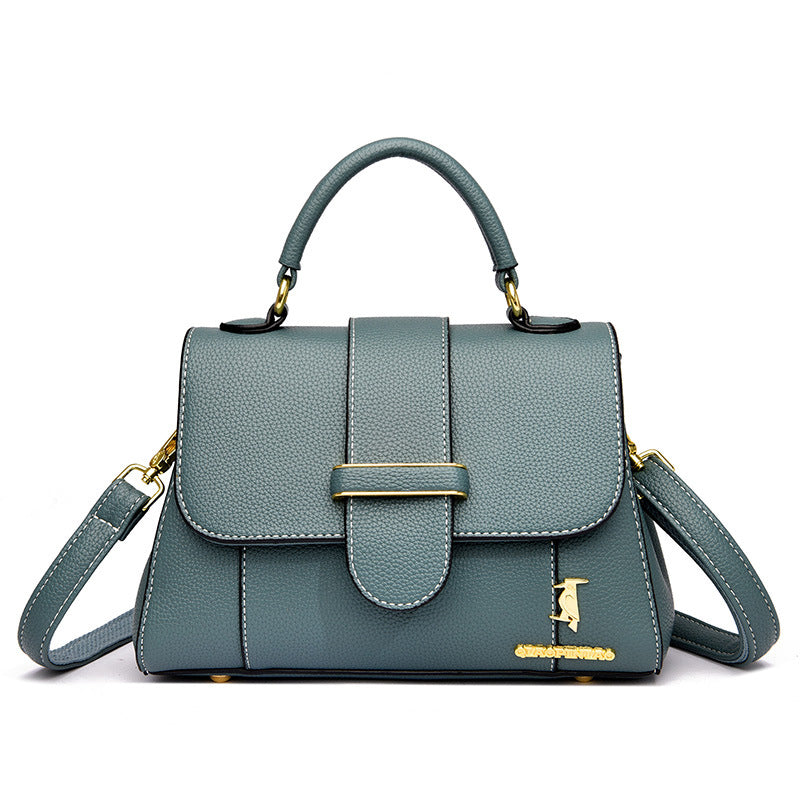 Leather For Woman Temperament Wild Mom Crossbody Bags