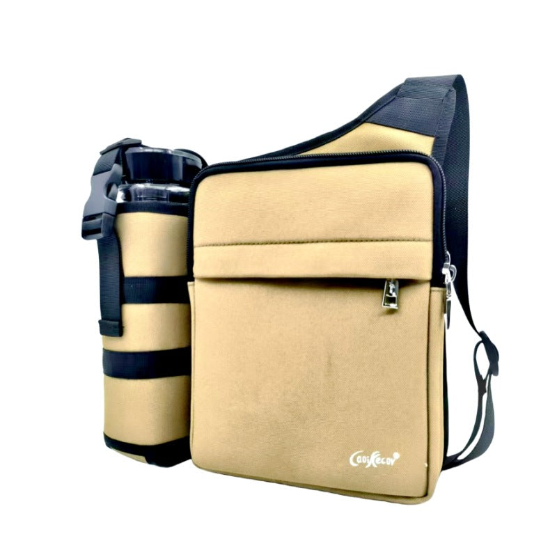 Elegant Slouchy New Waterproof Leisure Kettle Men's Shoulder Bags