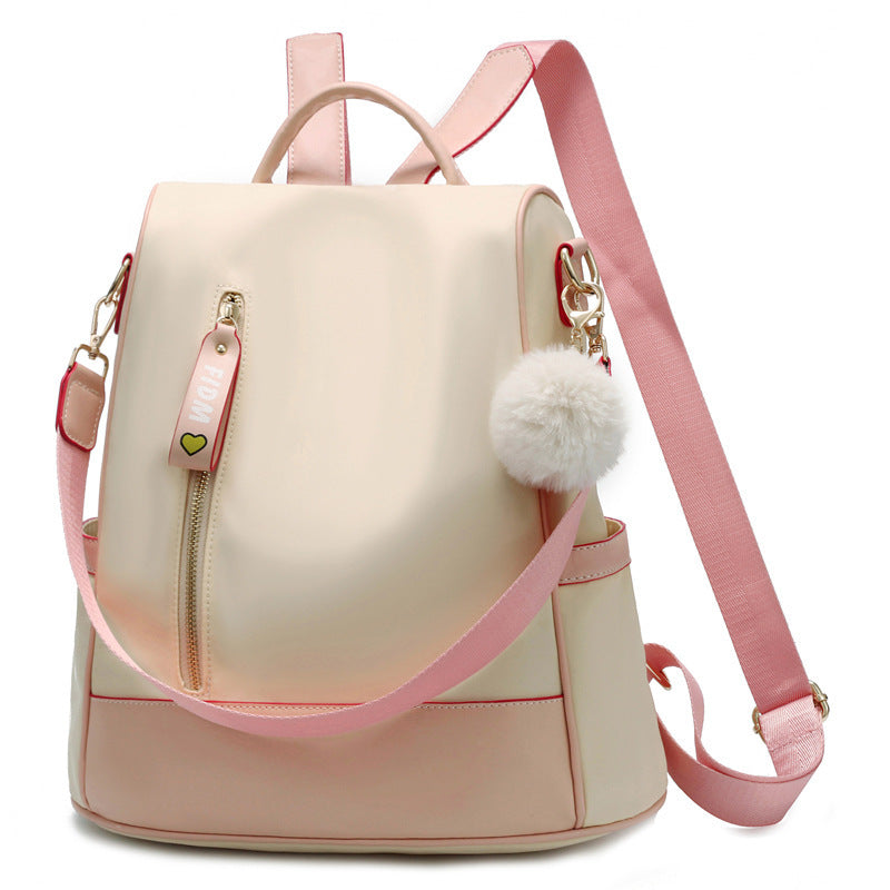 Women's Oxford Cloth Candy Color Large Capacity Backpacks