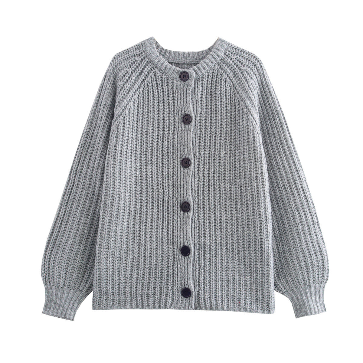 Women's Autumn Solid Color Long-sleeved Knitted For Coats
