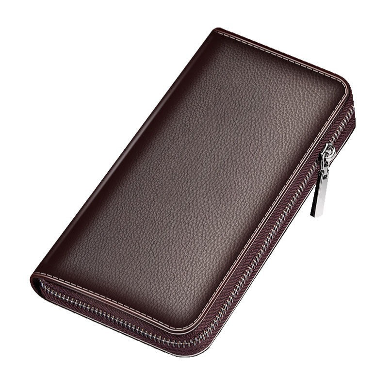 Men's Fashion Clutch Long Zip Business Purses