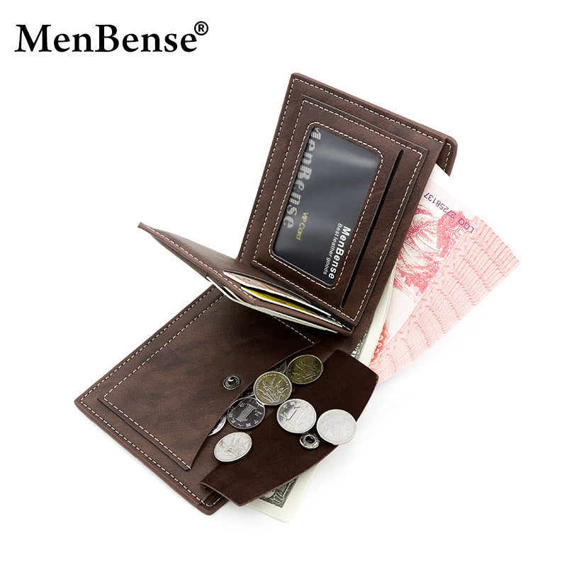 Men's Short Business Fashion Simple Soft Leather Men's Wallet