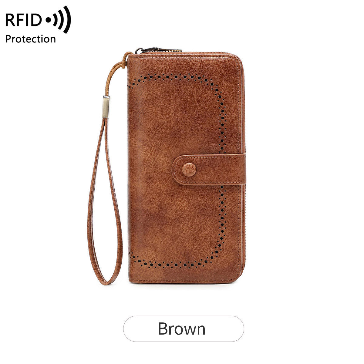 Women's Hollow Out Expanding Retro Large Capacity Ladies Wallet