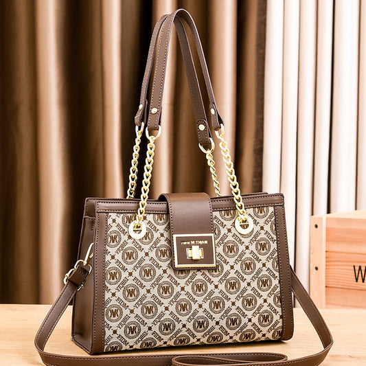 Women's Beautiful Chain Large Capacity Fashion Tote Bags