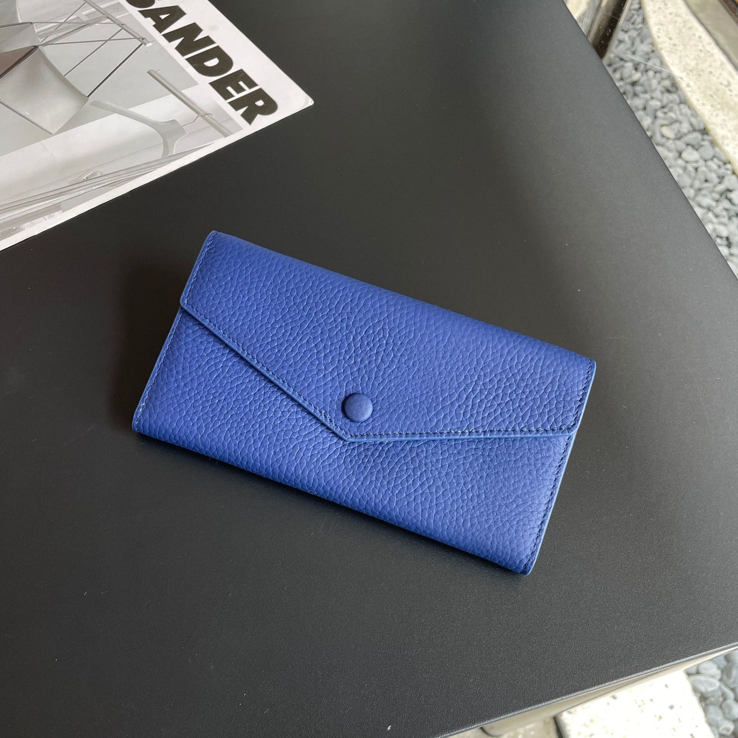 Women's Cowhide Long Large Capacity Genuine Leather Ladies Wallets