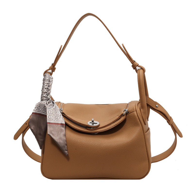 Women's Large Capacity Lindy High-grade Versatile Silk Crossbody Bags