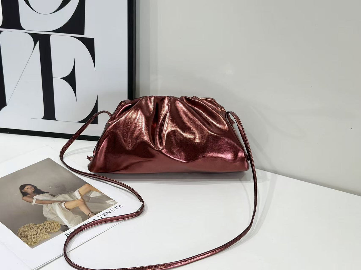 Women's High-grade Pleated Cloud Plain Fashionable Shoulder Bags