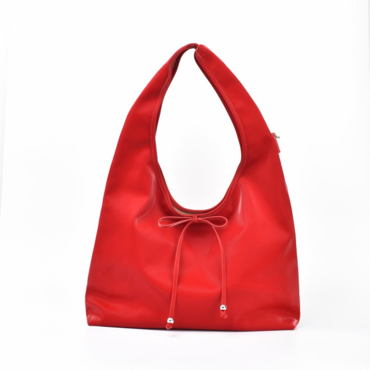 Women's Soft Surface Vertical Model In Shape Women's Shoulder Bag