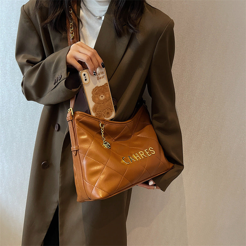 Women's High-grade Diamond Chain Autumn Western Style Crossbody Bags