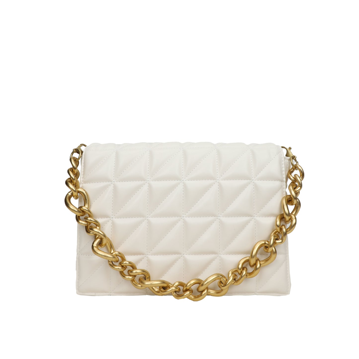 Women's Fashion Classic Style Thick Chain Embroidered Shoulder Bags